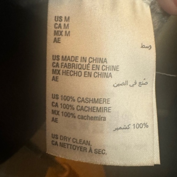 CASHMERE CHARTER CLUB LUXURY Boat Neck Gray Cashmere Sweater Size Medium Luxury - Picture 7 of 10